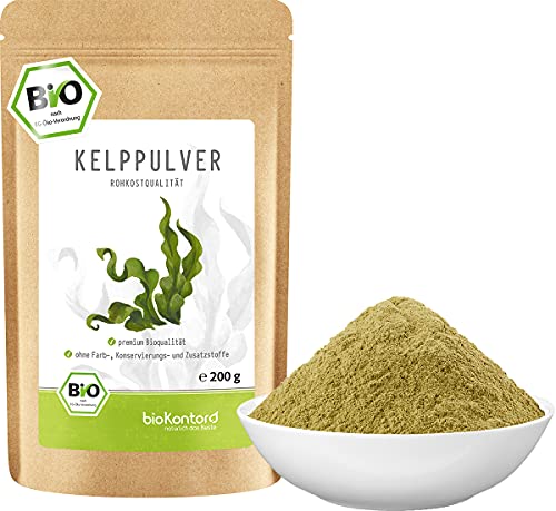 Kelppulver BIO 200 g I Kelpalge Kelp aus kontrolliert biologischem Anbau I 100% natürlich - beste Rohkostqualität von bioKontor