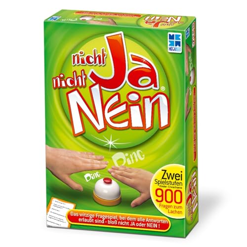 MEGABLEU | Nicht Ja Nicht Nein | Gesellschaftsspiele für die Familie | Kommunikatives Spiel | Kreativ Fragen beantworten | Familienspiel | Witziges Fragespiel | Für 2-6 Spieler ab 7 Jahren