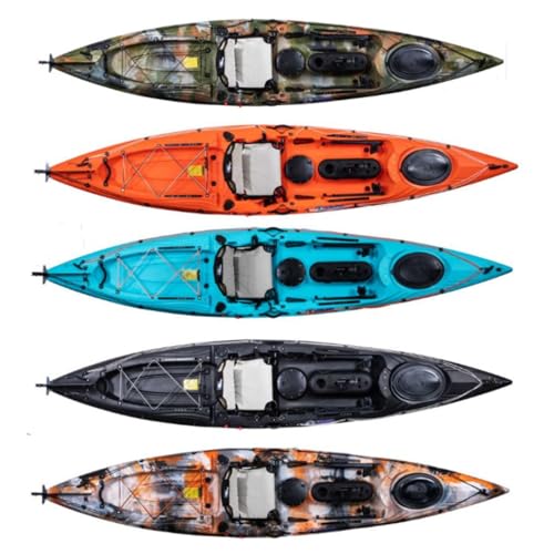 Galaxy Kayaks Alboran HV Sit on Top Angelkajak mit Fusssteuerung fishing kayak, Farbe Galaxy Kayaks::(J) Jungle