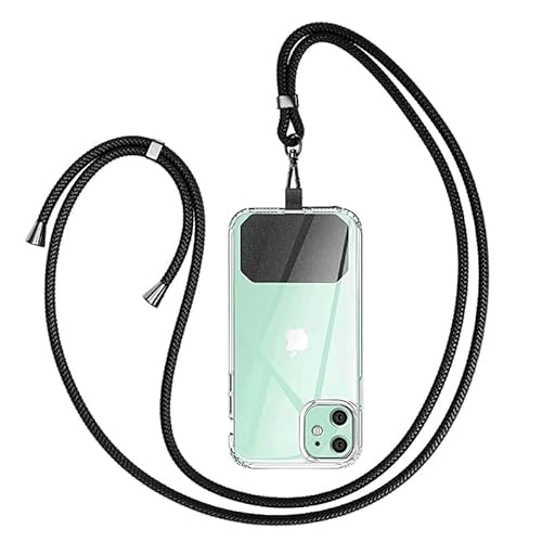 GUMO-LONG Handykette Universal zum Umhängen -aus Polypropylen, Kompatibel mit jedem Handy und Smartphone, Kette zum Umhängen, Hülle mit Kordel, Handyband mit jeder Hülle kombinierbar