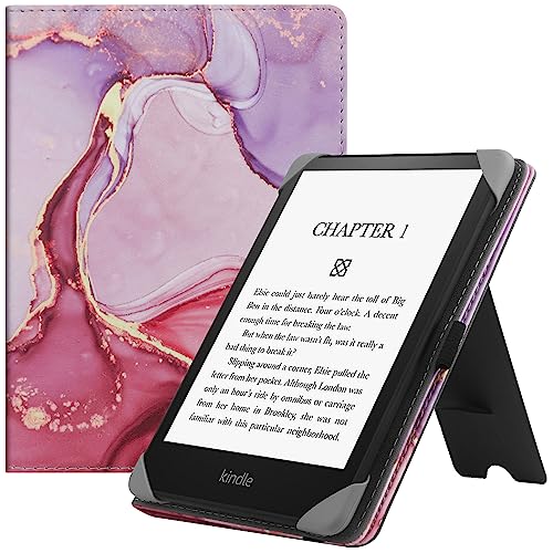 HGWALP Universal Ständer Hülle für 6-6.8 Zoll eReader,Premium PU Leder Ständer Cover mit Handschlaufe Kompatibel mit Allen 6" 6.8" Kindle Paperwhite/Kobo/Tolino/Pocketook/Sony E-Book Reader-MPK