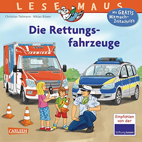 LESEMAUS 158: Die Rettungsfahrzeuge (158): Mit Gratis Mitmach-Zeitschrift