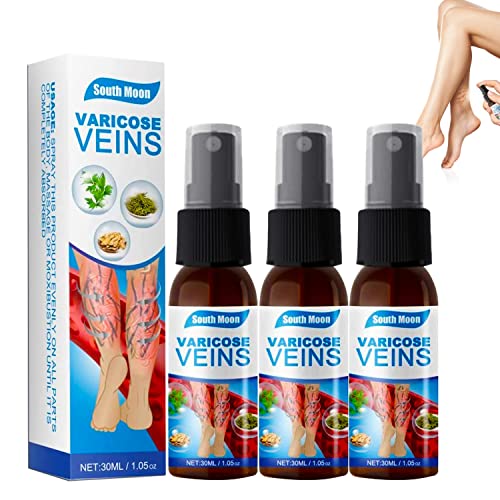 3 Stücke Veinhealing Varicose Veins Treatment Spray,Varicose Veins Spray,Varicose Vein Soothing Spray Vein Treatment Spray,Veinhealing Varicose Veins Spray for Legs (3 STK)