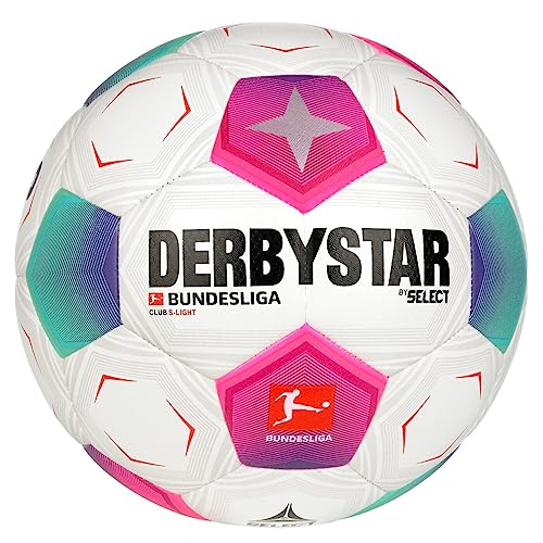 DERBYSTAR Unisex Jugend Bundesliga Club S-Light v23 Fußball, Weiß, 4