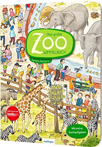 Mein großes Zoo-Wimmelbuch: Mit Suchaufgaben