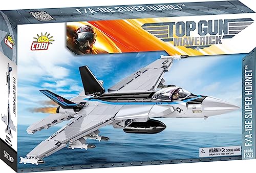 Cobi GmbH 5805 58050 Top Gun F/A-18e Super Hornet Limited Edition, Silber