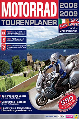 Motorrad Tourenplaner 2008/2009 (DVD-ROM)