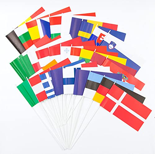 Everflag Europa-Set - 28 Papierfähnchen