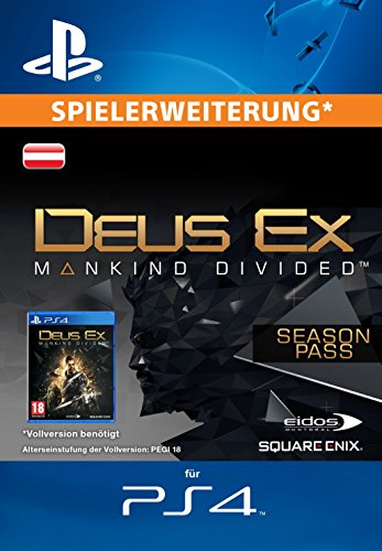 Deus Ex: Mankind Divided - Season Pass [Spielerweiterung] [PS4 PSN Code - österreichisches Konto]