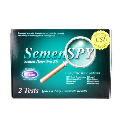 SemenSPY® Deluxe CSI - Treuetest | Spermaspuren nachweisen | Affäre aufdecken!