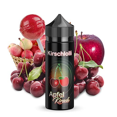 Kirschlolli Apfel 10 ml Aroma in einer 120ml Flasche BiB mit Steuerbanderole