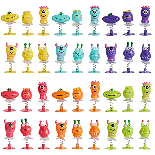 THE TWIDDLERS 36 Springende Monster Springspielzeuge für Jungen & Mädchen - Gastgeschenke, Mitbringsel, Mitgebsel, Give Aways für Kindergeburtstag