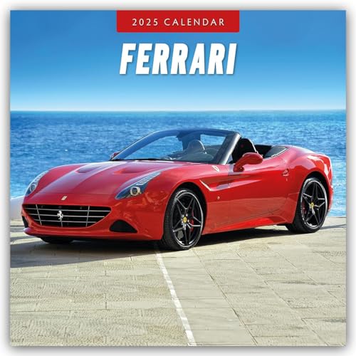 Ferrari 2025 – 16-Monatskalender: Original Red Robin Publishing Ltd-Kalender [Mehrsprachig] [Kalender] (Wall-Kalender)