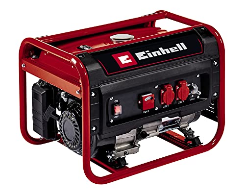 Einhell Stromerzeuger (Benzin) TC-PG 25/1/E5 (max. 2400 W, 15 L Tank, 2100 W Dauerleistung, 4-Takt-Motor, 2x 230 V, Überlastschutz, Voltmeter, AVR-Funktion)