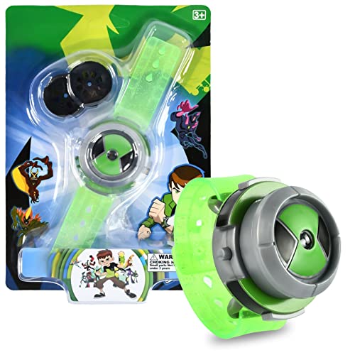 SALGIA Ben Watch-Omnitrix, Uhr Projektor Ben,Kinder Projektor Uhr,Kinder Cartoon Uhr,Kinder Projektor Uhr,mit 8 Bilder,für Kinder Rollenspiel