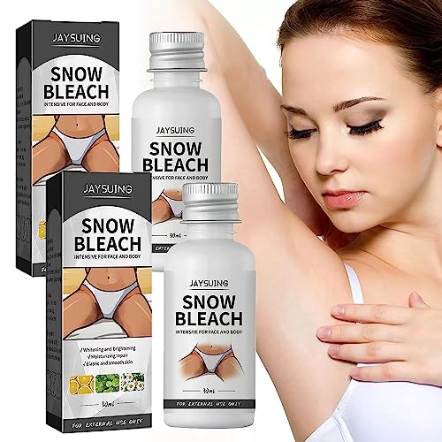 Snow Bleach-Creme, Snow Bleach-Creme für die Aufhellung des Intimbereichs unter den Achseln, Snow Bleach Intensive für Gesicht und Körper, Do Me Bleach My Butt-Creme (2 Stk)