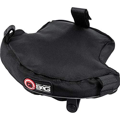 QBAG Hecktasche Motorrad Motorradtasche Gepäckträgertasche für BMW R 1200 GS LC 2013, wasserabweisend, reflektierende Keder, gepolsterte Unterseite, Schwarz, 1,2 Liter