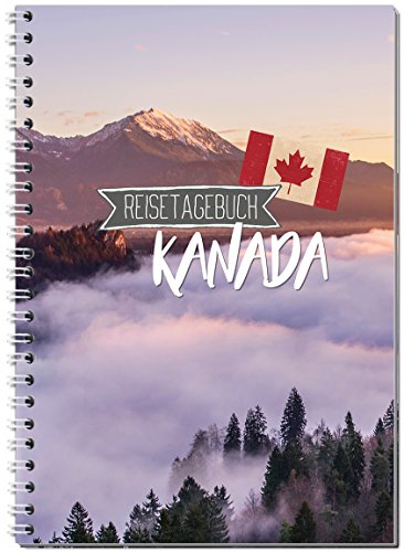 Reisetagebuch Kanada zum Selberschreiben/Notizbuch A5 Ringbuch mit 120 Seiten/Packliste, Reiseplan, Zitate, Fun Facts, spannende Reise-Challenges... - Von Sophies Kartenwelt