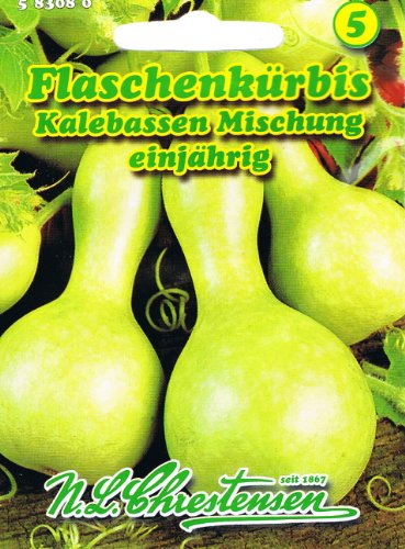 Flaschenkürbis Kürbis Kalebassen Mischung rankend 'Lagenaria siceraria' Schalenschmuck