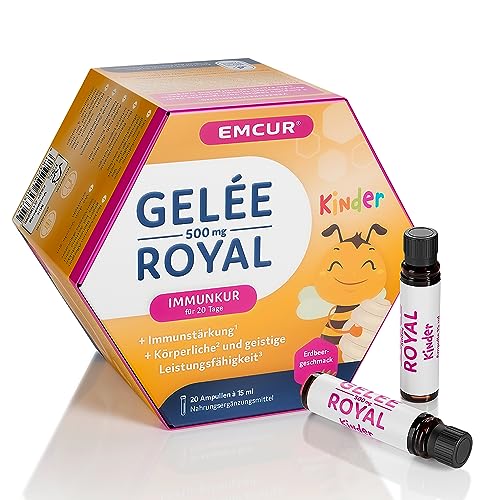 Emcur® Gelée Royal 500 mg Erdbeere | Immunkur Kinder