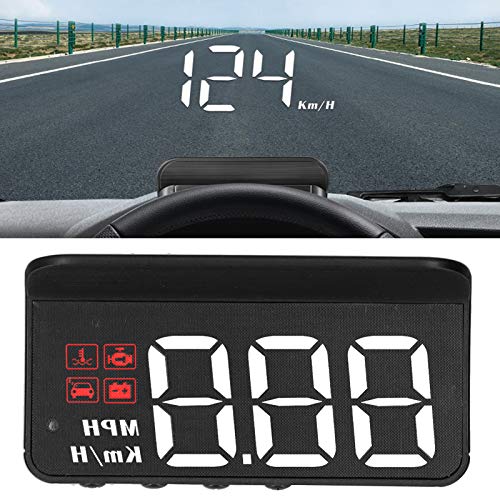 OBD2 HUD Head-Up-Display, Multifunktionsanzeige, Auto-HUD-Windschutzscheibenprojektor mit Klarem High-Definition-Display