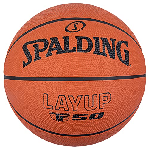 Spalding - TF-50 - Klassische Farbe - Basketball - Größe 6 - Basketball - Basketball - Anfängerball - Gummimaterial - Außen - Anti-Rutsch - Hervorragender Grip - Sehr langlebig.