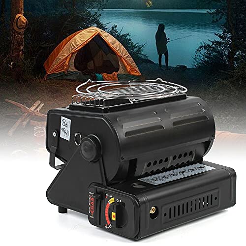 Gasheizung, Tragbarer Gasstrahler Heizung 1300W Gas Heizstrahler Gasheizer Heizgerät für Outdoor Zelten Wohnwagen Camping