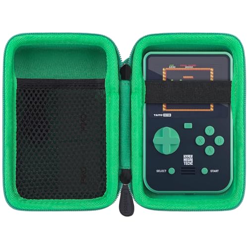 Aenllosi Harte Tasche kompatibel mit Blaze Taito Super Pocket Gaming Handheld Konsole, Netztasche für USB Kabel & Evercade Cartridges (nur Tasche) (für Taito)