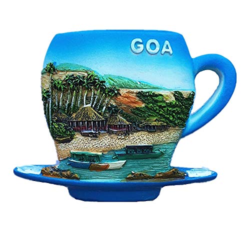 3D Goa India Souvenir Kühlschrankmagnet, Heim & Küche Dekoration Goa India Kühlschrankmagnet