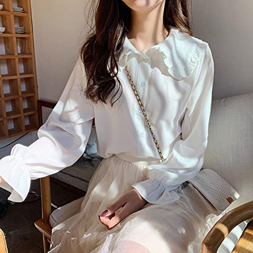 Yujun Hemden Frauen Solide Einfache Neue Ankunft Frühling Koreanischen Stil Chic Trendy Casual Blusen Elegante Vintage Womens Streetwear Allgleiches