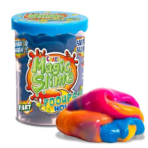 Craze Magic Slime POOUPSIE Noise | Dickflüssiger Pups Schleim für Kinder, 100 g Kinder Schleim in Dose, Slime Set Scherzartikel, Rückstandsfrei, 5.5 x 5.5 x 7.8 cm