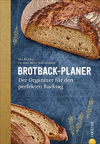 Brotback-Planer - Der Organizer für den perfekten Backtag. Mit diesem Planer behält man den Überblick über die Phasen des Brotbackens. Mit vielen Tipps und Infos rund ums Brotbacken vom Brotdoc.