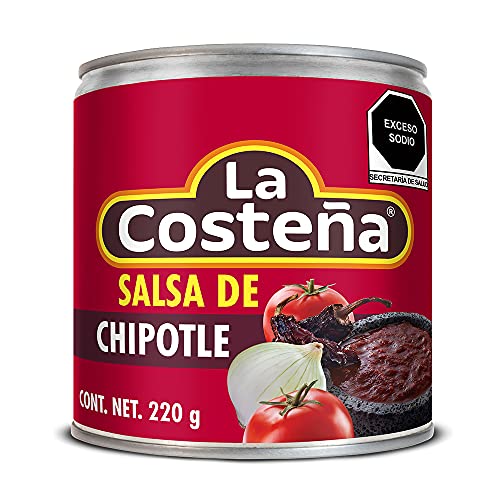 La Costena Salsa Chipotle | 200ml | Mexikanische Küche | Pikant mit mit einem rauchigen Aroma | scharf- aber nicht zu scharf | Geeignet zum Verfeinern von Saucen und Dips | Hervorragender Geschmack