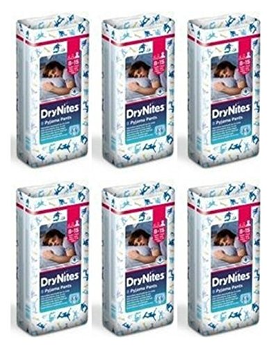 54 Windeln Huggies DryNites Jumbo Boy Windelhöschen Dry Nites 8-15