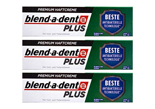 Blend-a-dent 3x Blend a dent Plus Premium Haftcreme Duo Protection Mint 40 g