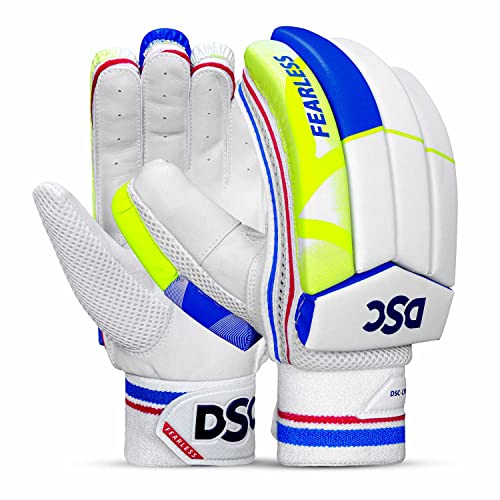 DSC Intense Attitude Cricket Batting Gloves | Multicolor | Size: Youth | for Right-Hand Batsman