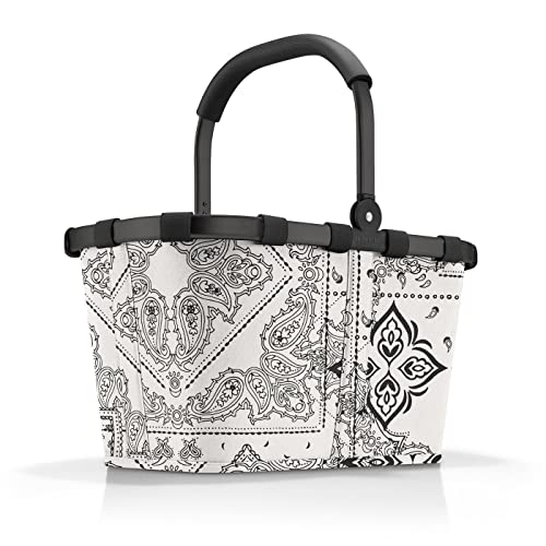 reisenthel carrybag frame bandana white Stabiler Einkaufskorb mit viel Stauraum und praktischer Innentasche Elegantes und wasserabweisendes Design