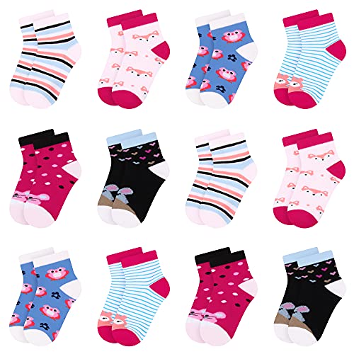 Libella 12er Kinder Mädchen Socken Kids Strümpfe Kindersocken bunt 2118 23-26