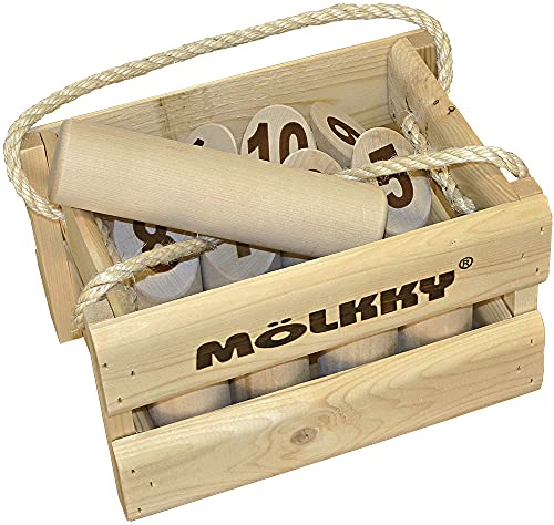 Tactic 40268 Original Mölkky in Holzkiste (Big Size)