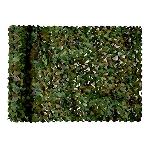 Tarnnetz, Woodland Tarnnetz Jagd Camouflage Netz Tarnung Net, für Dekoration Sonnenschutz Jagd Camping Outdoor Militär (Woodland, 1.5 x 8 m)