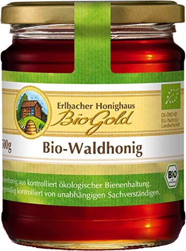 Erlbacher Honighaus BioGold Bio-Waldhonig flüssig, 500 g