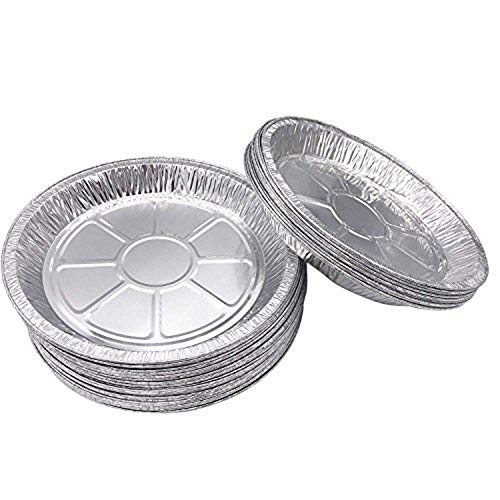 Premium-Kuchenformen aus Aluminiumfolie, 15,2 cm, 50 Stück Einweg-Formen aus Stanniol für Torten und Quiche.