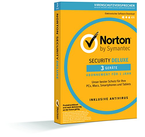 Norton Security 3.0 Deluxe 1User 3Device 1J Card Case deutsch