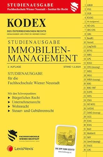 KODEX Immobilienmanagement 2024 - inkl. App: Studienausgabe der FH Wr. Neustadt