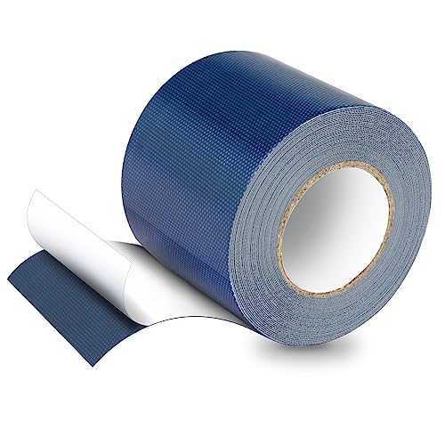 PVC Planenband, Reparaturklebeband für Gewebeplanen, Planenflicken, 5M*8CM, für lkw abdeckplane, Markise, Zelt, Blau