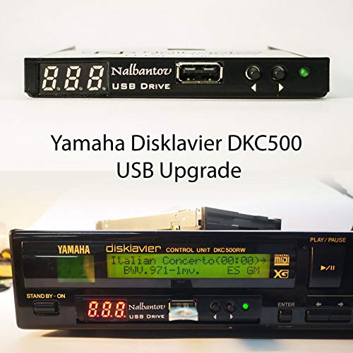 Nalbantov N-Drive Slim USB-Diskettenlaufwerk-Emulator für Yamaha DKC500, DKC100XG, DKC500R/RW, DKC500RWXG used in Mark II XG (also Pro; Silent), DGT2IIXG DGP2XG DGPS DGPIIXG MX1(Z) MPX1(Z) DGT7 DGT7