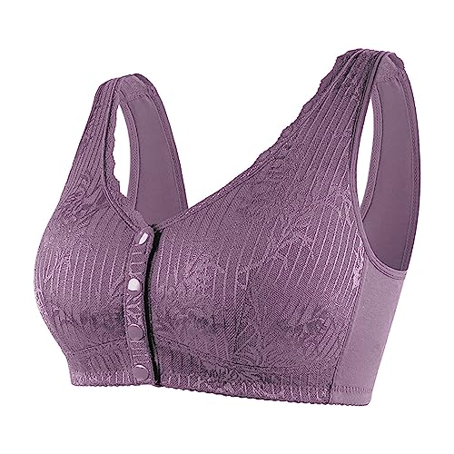 BH Damen, Sport BH Damen Weich Bequem Bras Leichte Atmungsaktive Unterwäsche Ohne Bügel BH Passform Stretch Bügelloser Hautfreundliche Bralette Klassische Elegant Bustier