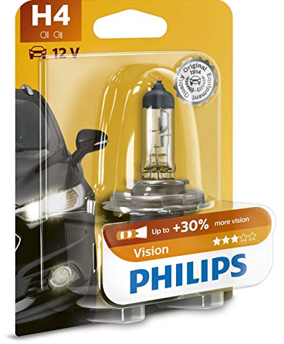 Philips 12342PRB1 Vision +30% H4 Scheinwerferlampe 12342PRB1, 1er Blister