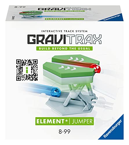 Ravensburger GraviTrax Element Jumper 22421 - Erweiterung für deine Kugelbahn - Murmelbahn und Konstruktionsspielzeug ab 8 Jahre