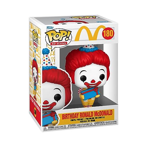 Funko Pop! Ad Icons: McDonalds - Birthday Ronald McDonald - McDonald's - Vinyl-Sammelfigur - Geschenkidee - Offizielle Handelswaren - Spielzeug Für Kinder und Erwachsene - Ad Icons Fans